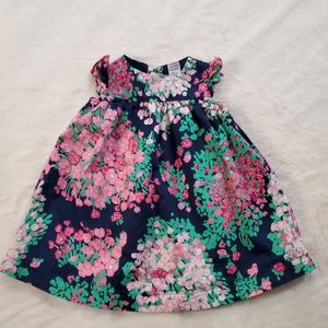 Carter's Navy Floral Dress